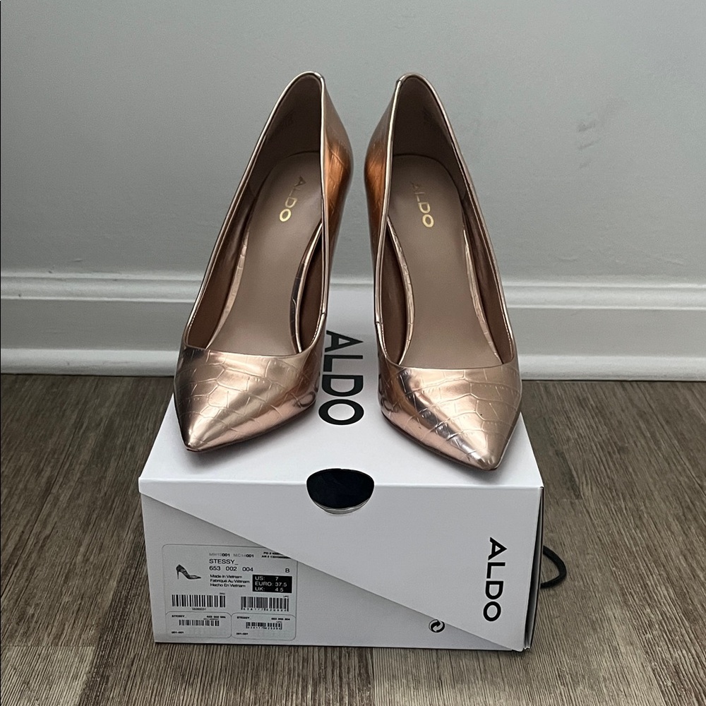 ALDO Women's Rose Gold Heels